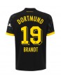 Borussia Dortmund Julian Brandt #19 Venkovní Dres 2023-24 Krátký Rukáv